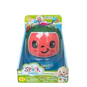 COCOMELON 2-in-1 SPRAYING BATH TOY WITH LED LIGHTS & MUSIC NEW IN BOX